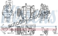 Kompresor klimatizace NISSENS 890173