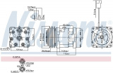 Kompresor klimatizace NISSENS 890222