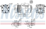 Kompresor klimatizace NISSENS 89032