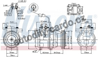 Kompresor klimatizace NISSENS 89289