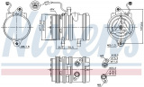 Kompresor klimatizace NISSENS 89275