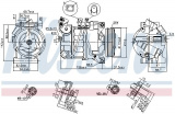 Kompresor klimatizace NISSENS 89350