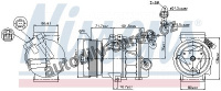 Kompresor klimatizace NISSENS 89386