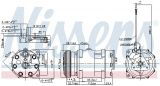 Kompresor klimatizace NISSENS 89489