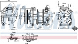 Kompresor klimatizace NISSENS 89584