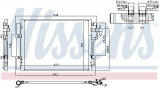 Chladič klimatizace NISSENS 940592