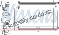 Chladič klimatizace NISSENS 940641