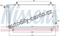 Chladič klimatizace NISSENS 940710