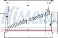 Chladič klimatizace NISSENS 94056