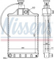 Chladič motoru NISSENS 62254