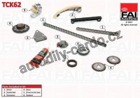 Sada rozvodového řetězu FAI AutoParts TCK62