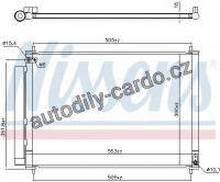 Chladič klimatizace NISSENS 940537