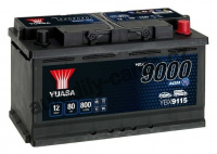 Autobaterie YUASA YBX9115 80Ah 800A 12V P+ /317x175x190/