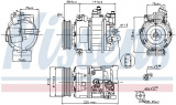 Kompresor klimatizace NISSENS 89211