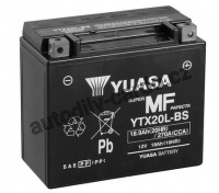 Motobaterie YUASA YTX20L-BS 18Ah 270A 12V P+ /175x87x155/