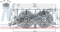 Ventilátor chladiče klimatizace NISSENS 85402