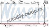 Chladič motoru NISSENS 67346A
