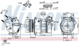 Kompresor klimatizace NISSENS 890617