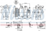 Kompresor klimatizace NISSENS 890621