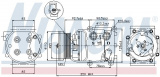 Kompresor klimatizace NISSENS 89071