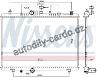 Chladič motoru NISSENS 637645