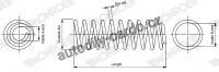 Pružina tlumiče pérování MONROE (MO SP4108)