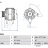 Alternátor BOSCH (BO 0986080270)