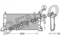 Chladič motoru DENSO (DE DRM10020)