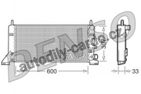 Chladič motoru DENSO (DE DRM10023)