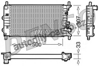 Chladič motoru DENSO (DE DRM10024)