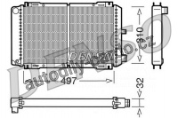 Chladič motoru DENSO (DE DRM10031)