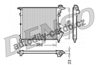 Chladič motoru DENSO (DE DRM23002)