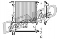 Chladič motoru DENSO (DE DRM23005)