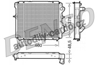 Chladič motoru DENSO (DE DRM23007)