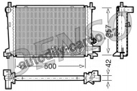 Chladič motoru DENSO (DE DRM10040)
