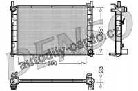 Chladič motoru DENSO (DE DRM10045)