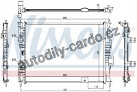 Chladič motoru NISSENS 67363
