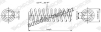 Pružina podvozku - MONROE SP4132
