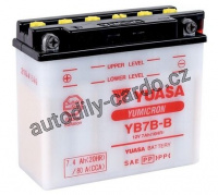 Motobaterie YUASA YB7B-B 7Ah 115A 12V L+ /152x61x132/