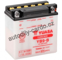 Motobaterie YUASA YB9-B 9Ah 130A 12V L+ /137x77x141/