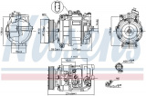 Kompresor klimatizace NISSENS 89091