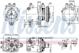 Kompresor klimatizace NISSENS 89163