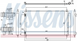 Chladič klimatizace NISSENS 940489