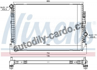 Chladič motoru NISSENS 65341