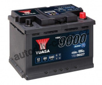 Autobaterie YUASA AGM YBX9027 60Ah 680A 12V P+ /242x175x190/