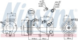 Kompresor klimatizace NISSENS 89306