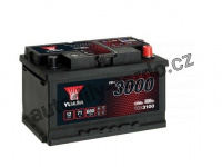 Autobaterie YUASA YBX3100 71Ah 650A 12V P+ /278x175x175/