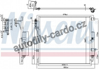 Chladič klimatizace NISSENS 940407