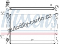 Chladič motoru NISSENS 60235A