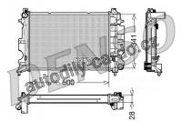 Chladič motoru DENSO (DE DRM25011)